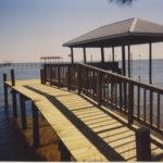 new construction dock with boathouse in 30A, Florida