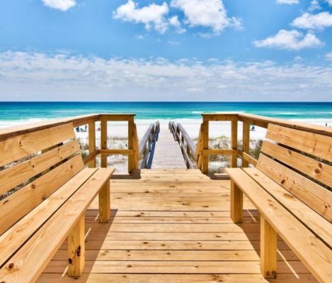 new construction walkover in Miramar Beach, Florida