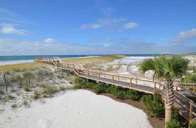 new construction walkover near Miramar Beach, Florida